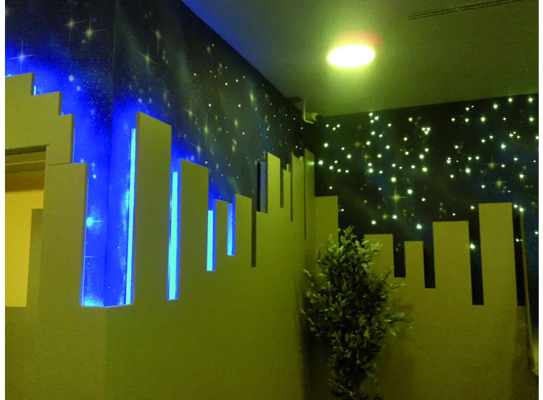 EUROLITE RUBBERLIGHT RL1-230V blue 5m 